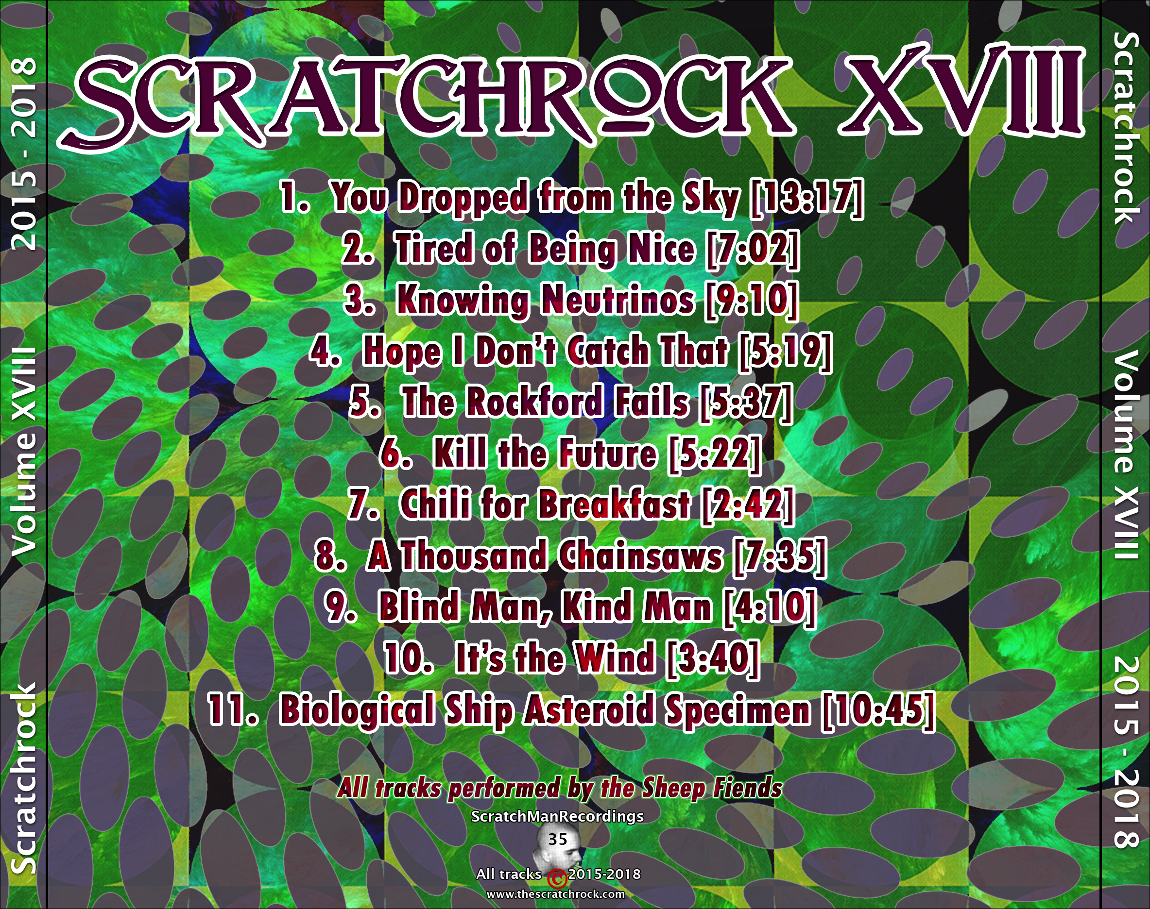 Scratchrock Volume 18 tray card artwork